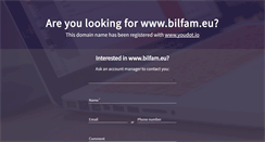 Desktop Screenshot of bilfam.eu